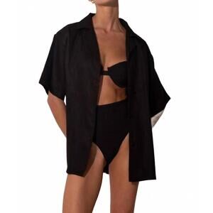 NEW ANCORA aesthetic icon oversized shirt in black
